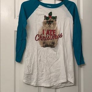 Christmas kitty shirt